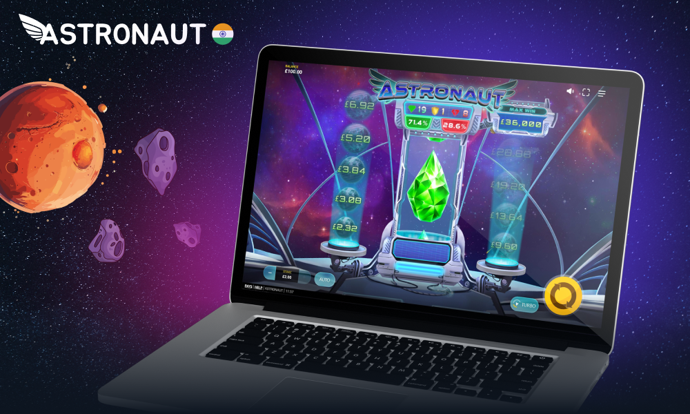 The Astronaut crash game attracts Indian players with its high reward potential