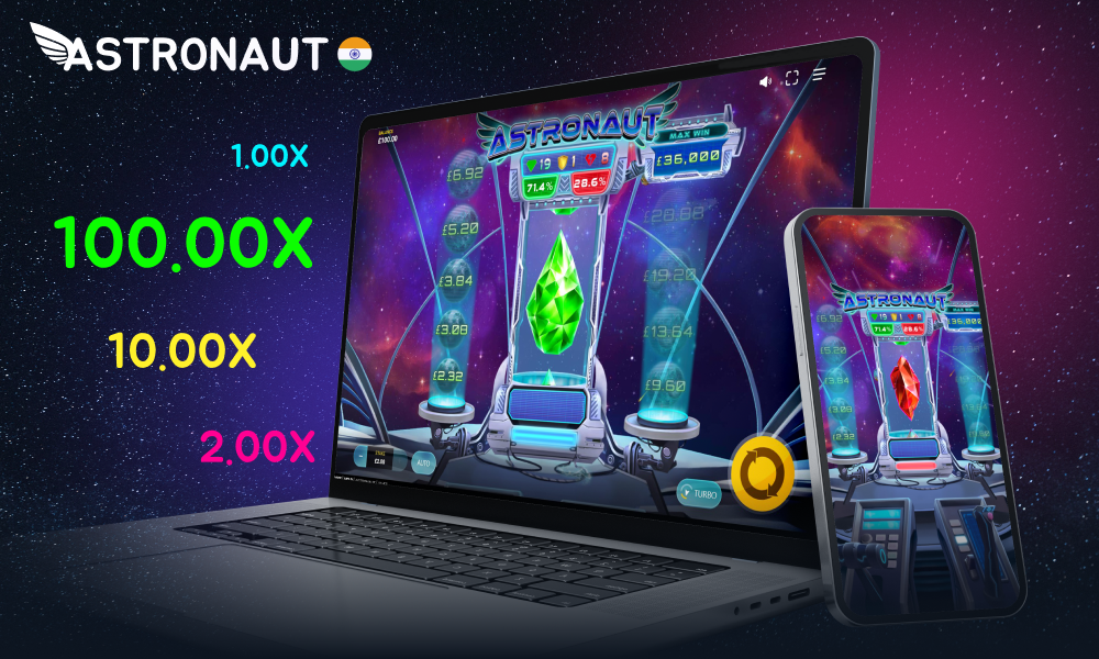 Multipliers are key elements in the online Astronaut crash game