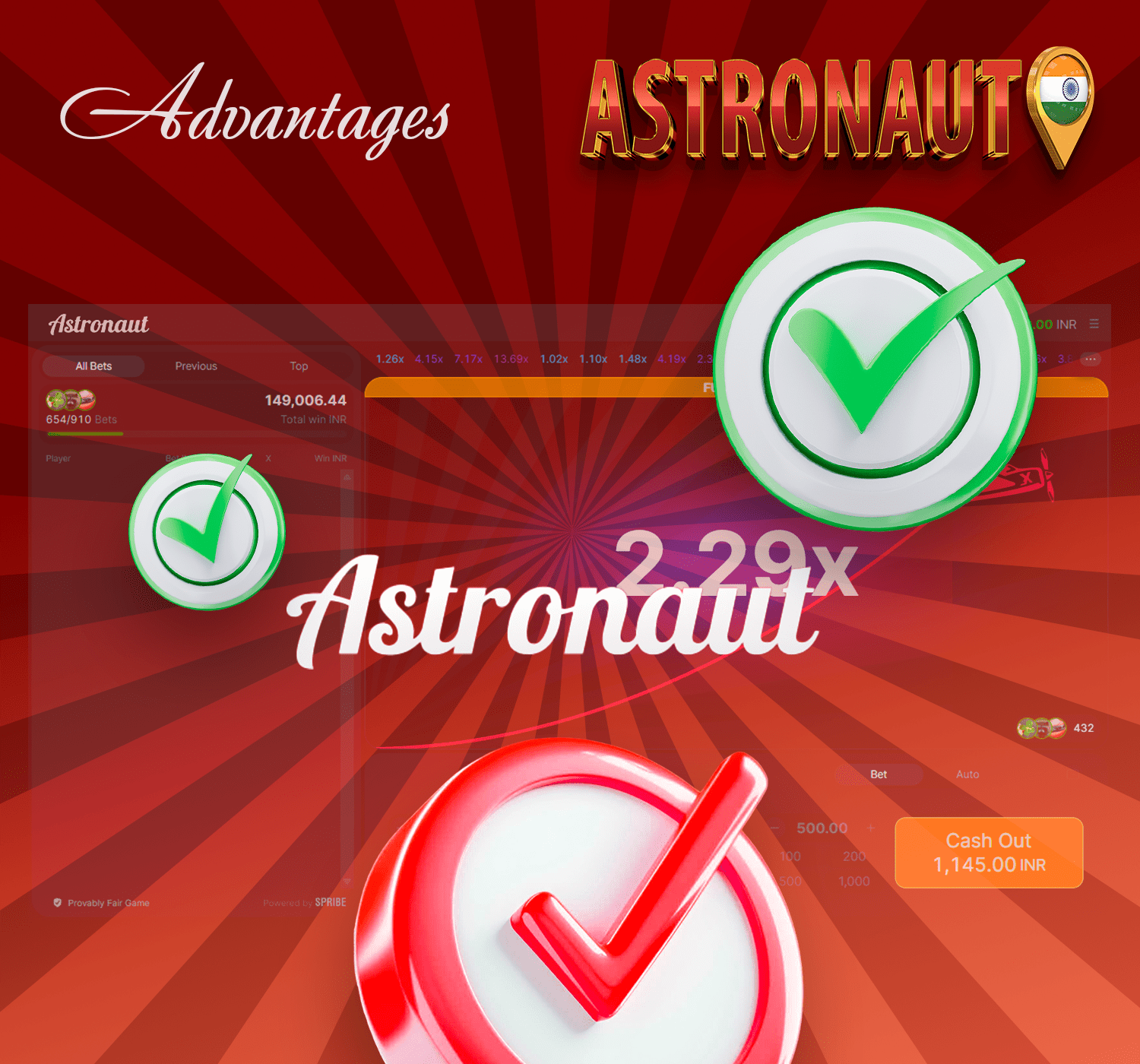 There are great Advantages of playing Astronaut