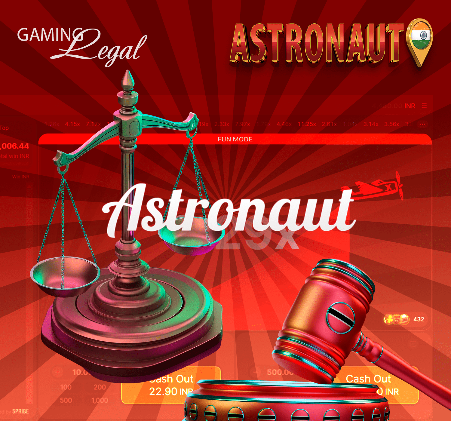 Astronaut game is completely legal in India