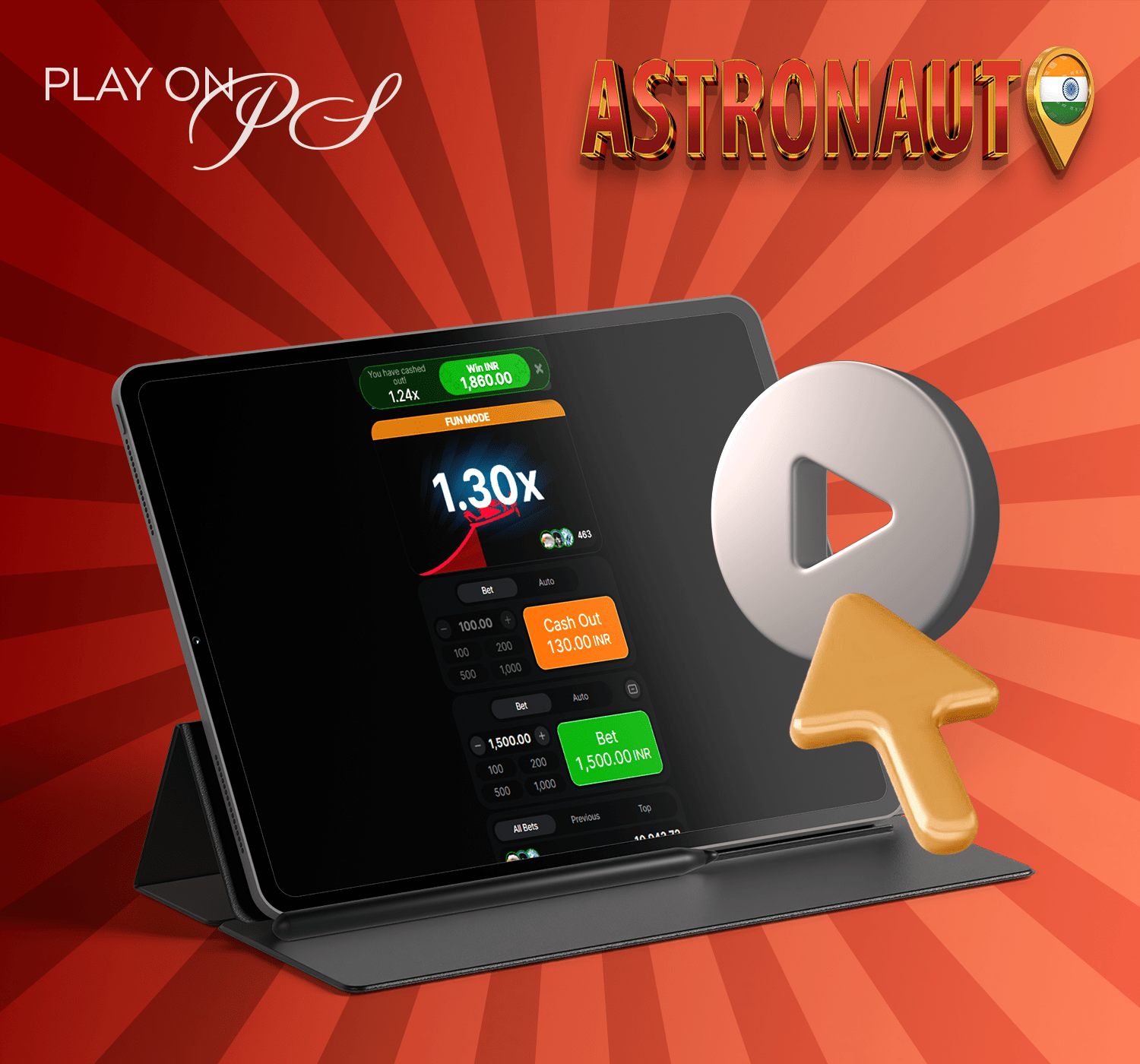 Play Astronaut using the Android emulator