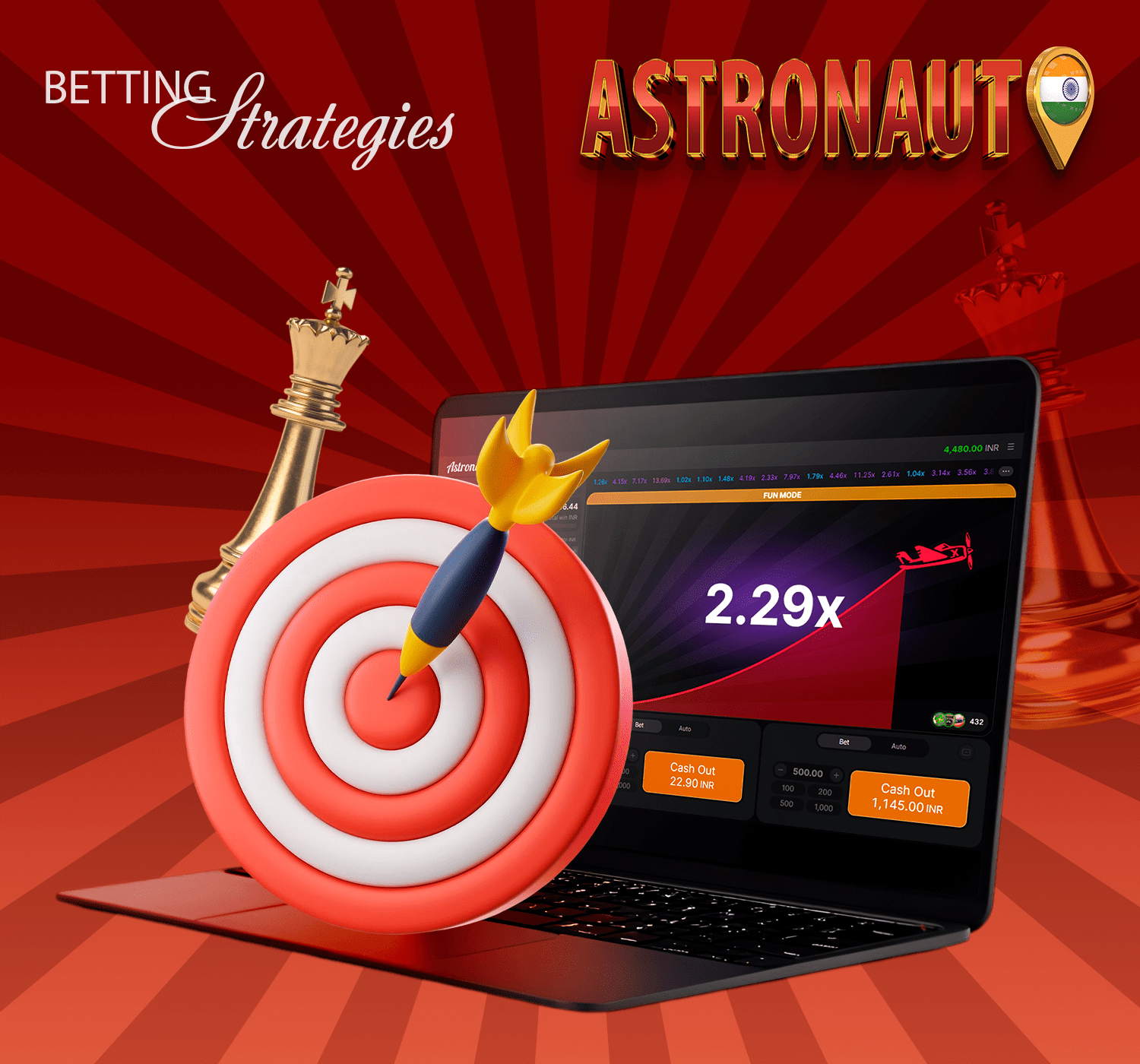 Use strategies in the game Astronaut