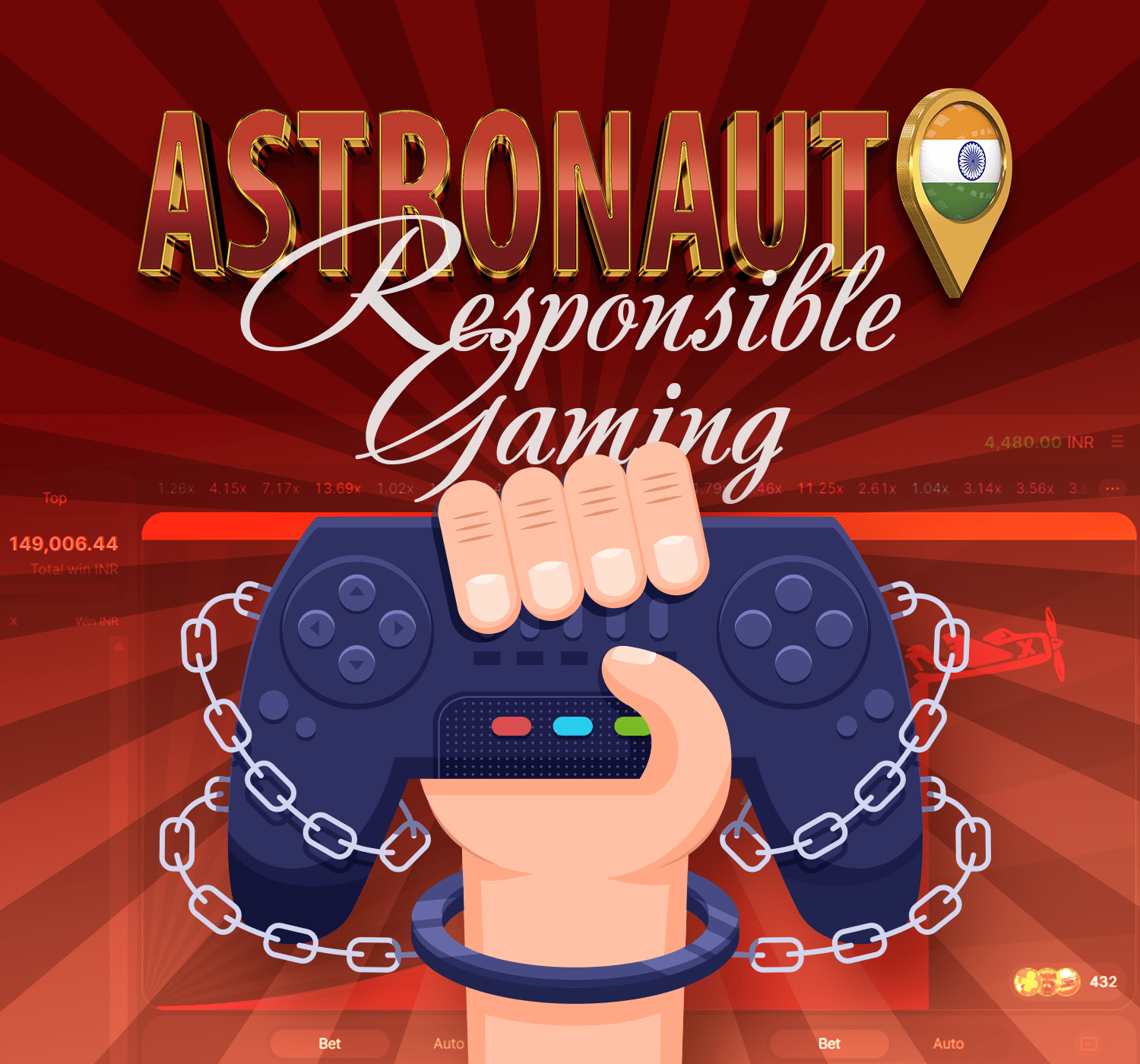 Read the rules for responsible gaming at Astronaut