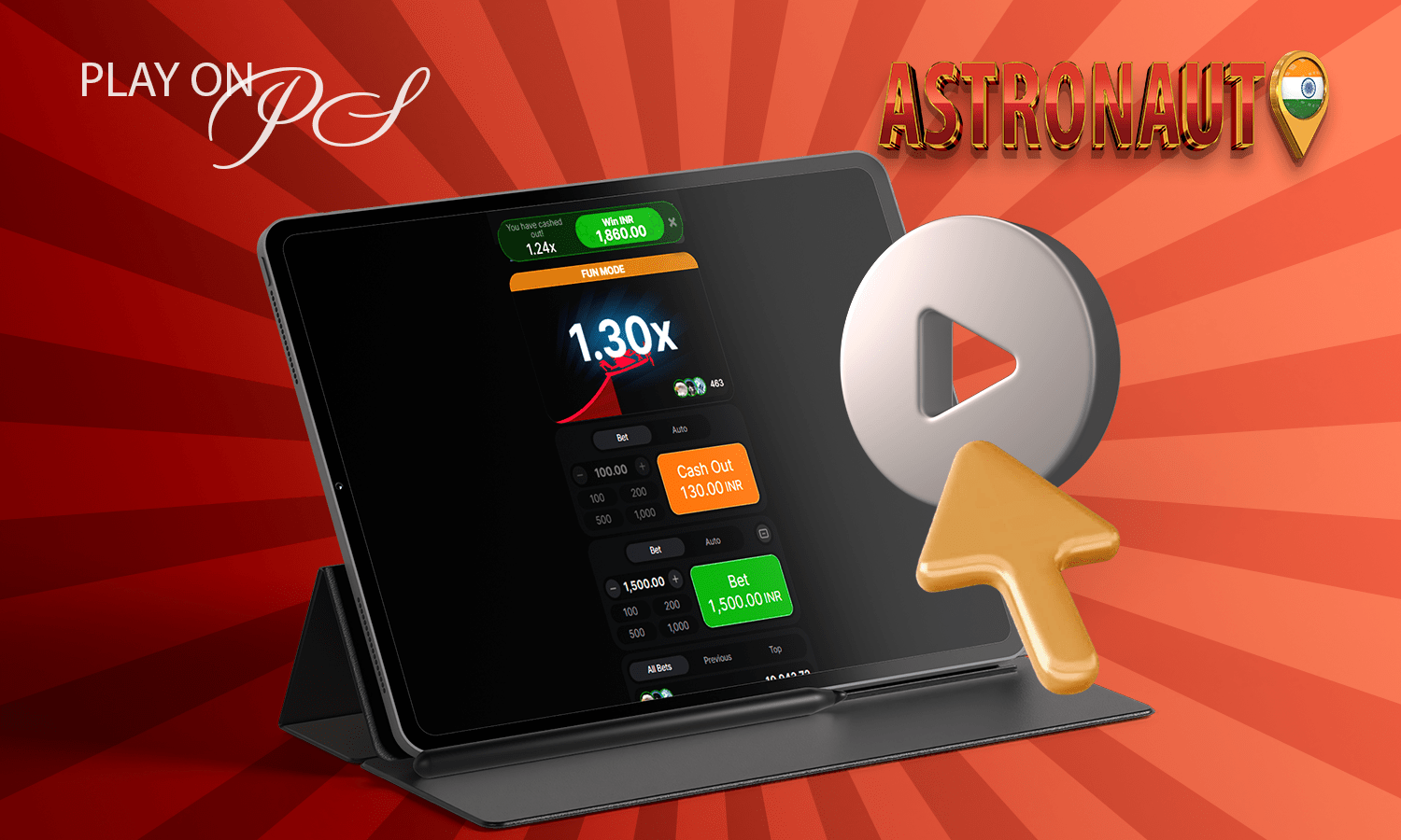 Play Astronaut using the Android emulator